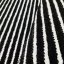 Csúszásgátló fekete-fehér nappali szőnyeg - Méret: Szélesség: 160 cm | Hossz: 230 cm