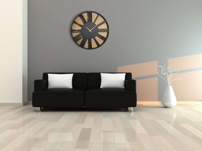 Luxus fa óra 50cm átmérővel ROMAN LOFT