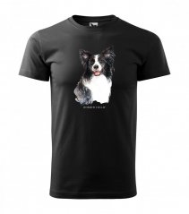 Módní pánské tričko pro milovníky psího plemene border kolie