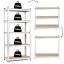 Stabilni metalni stalak za odlaganje s 5 polica 205 x 120 x 45 cm