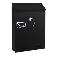 Kovinski poštni nabiralnik s ključavnico - 26 x 18,5 x 5,5 cm