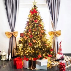 Očarljiva umetna božična smreka 180 cm