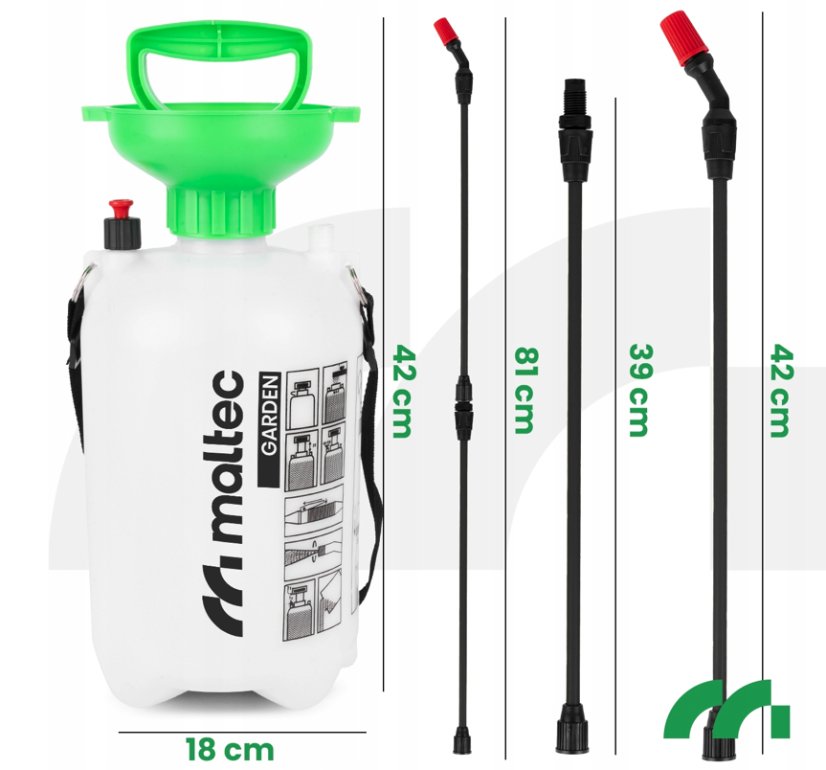 Tlakový ručný postrekovač MalTec MasterSpray 5L