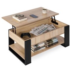 Tavolino pieghevole con piano inclinabile 90 cm