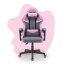 Dječja stolica za igru HC - 1004 siva i roza s bijelim detaljem