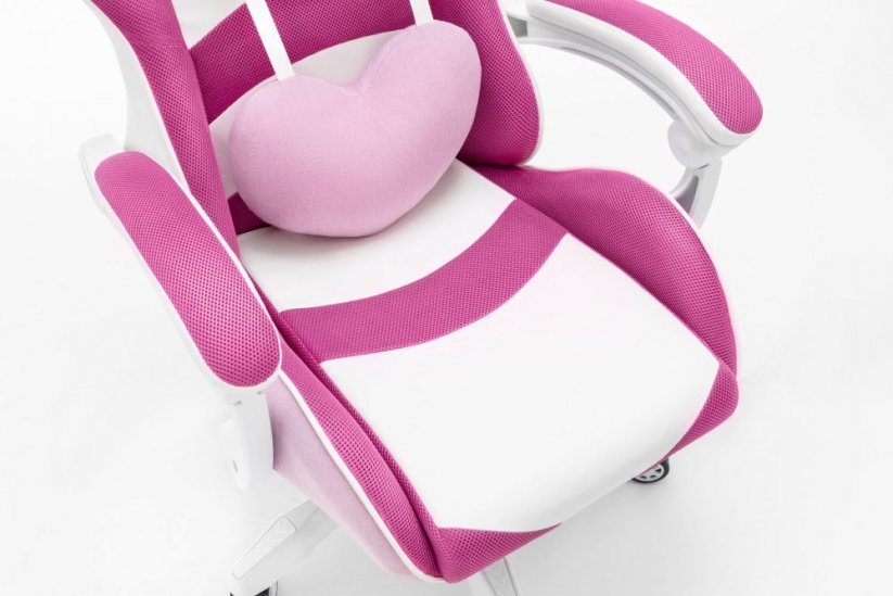 Herní židle  Rainbow Pink Mesh