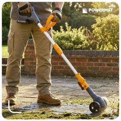 Akumulátorový čistič škár - 21V Li-Ion 2Ah, 100 mm