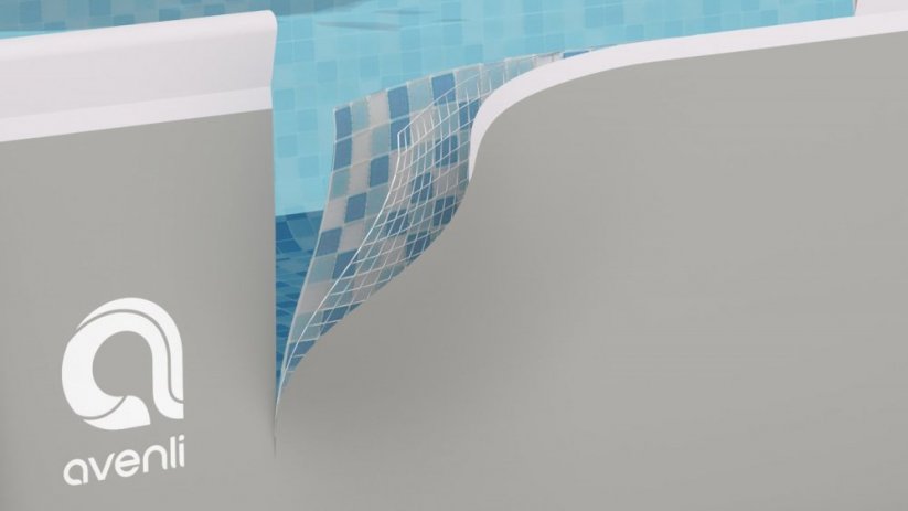 Obdĺžníkový záhradný bazén s filtráciou a rebríkom 549 x 305 x 122cm