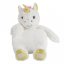 Pătură albă călduroasă pentru bebeluși cu unicorn în cutie decorativă 75 x 100 cm