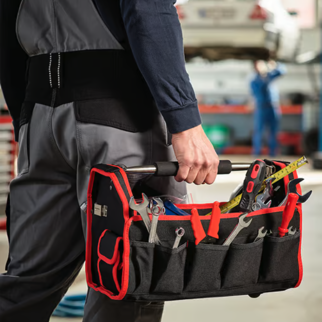 Torba za alat 42 cm - 21 džep, remen za rame