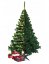 Tradicionalno zeleno božično drevo 220 cm za čudovit božični čas