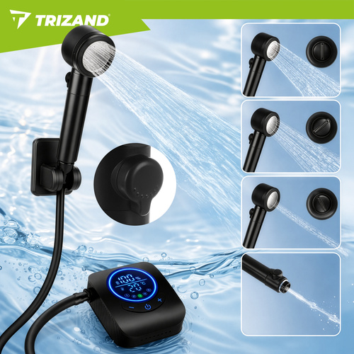 USB újratölthető hordozható kempingzuhany szivattyúval - 8000 mAh