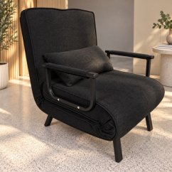 NOX kinyitható relaxfotel – fekete
