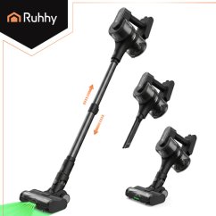Aspirator cu baston fără fir LUNPRO 400 W cu iluminare LED