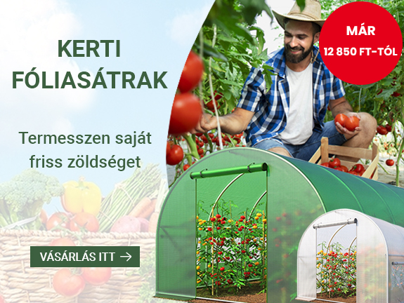 Kerti fóliasátrak