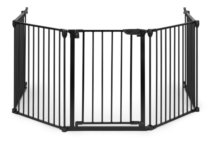 Ochranná čierna bariéra s 5 panelmi