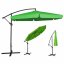 Umbrelă de grădină verde deschis cu suport