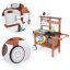 Cucina per bambini in legno di abete con accessori Cucina per bambini in legno di abete con accessori