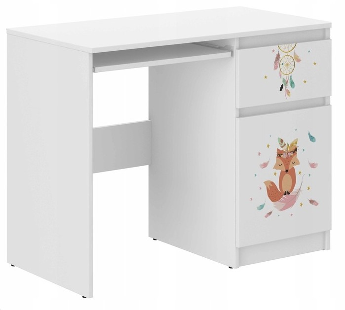 Scrivania per bambini con una simpatica volpe 77x50x96 cm
