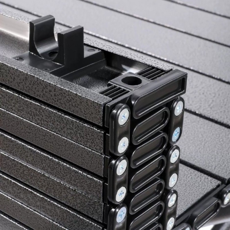 Skladací kempingový stôl 95 x 56 x 50 cm s obalom