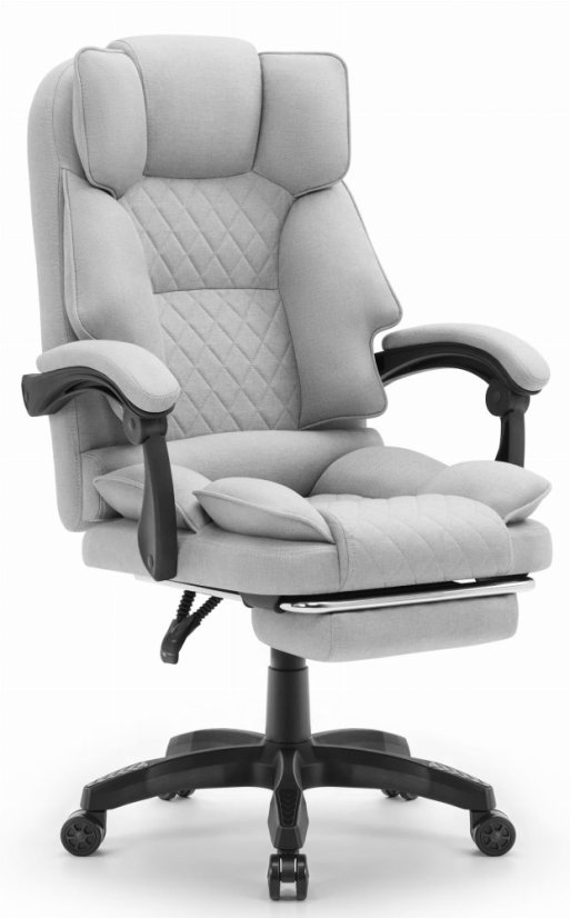 Ergonomikus irodai szék HC-1031 lábtartóval - szürke