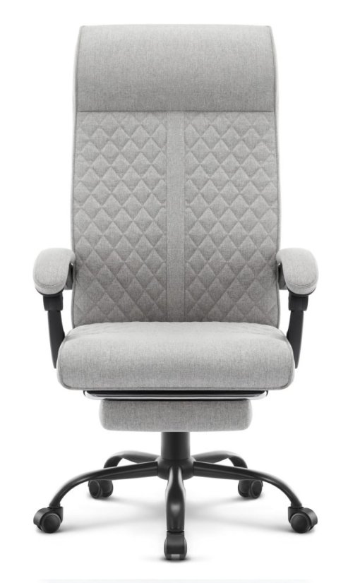 Scaun de birou ergonomic HC-1030, cu șezut cu arc și capacitate de încărcare de 120 kg – gri