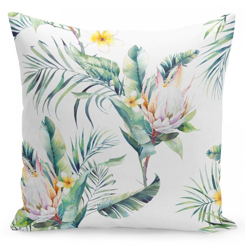 Dekoračné obliečky na vankúše 40x40 s kvetinami