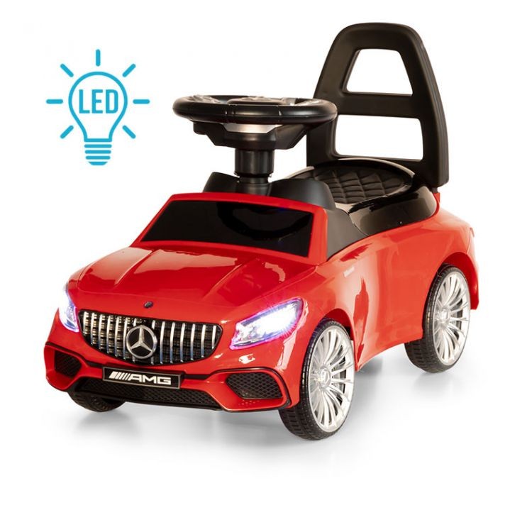 Odrážedlo Mercedes AMG v červené barvě