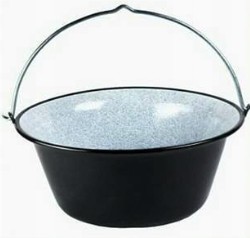 Artisan zománcozott acél üst