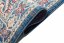 Blauer orientalischer Teppich im marokkanischen Stil