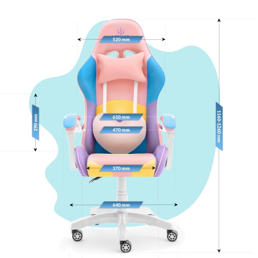 Spielstuhl für Kinder Rainbow Colorful