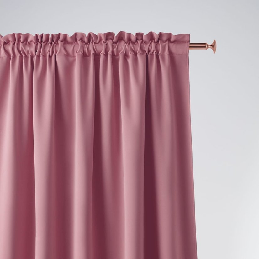 Záves Aura vo farbe indickej ružovej