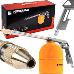 Pneumatická pištoľ na olej a mazivo 0,85 l - tryska 210 mm, 1/4" pripojenie