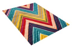 Designerteppich mit geometrischem Muster SALSA
