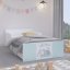 HELLO FRIEND lettino per bambini con topi 160 x 80 cm