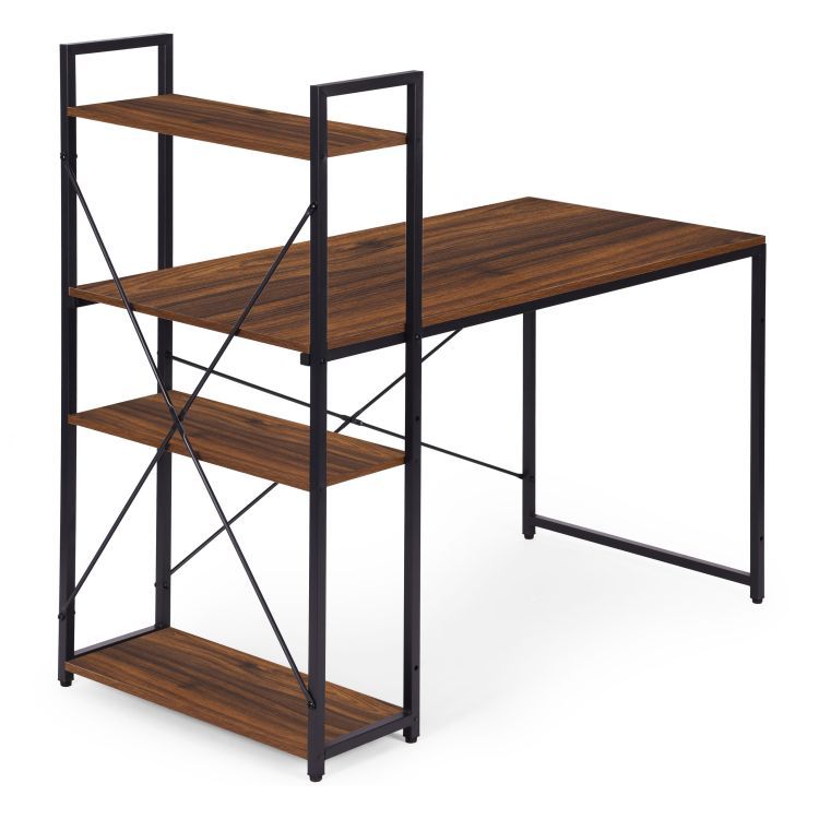 Pracovní a herní stůl s policemi 120 x 60 cm