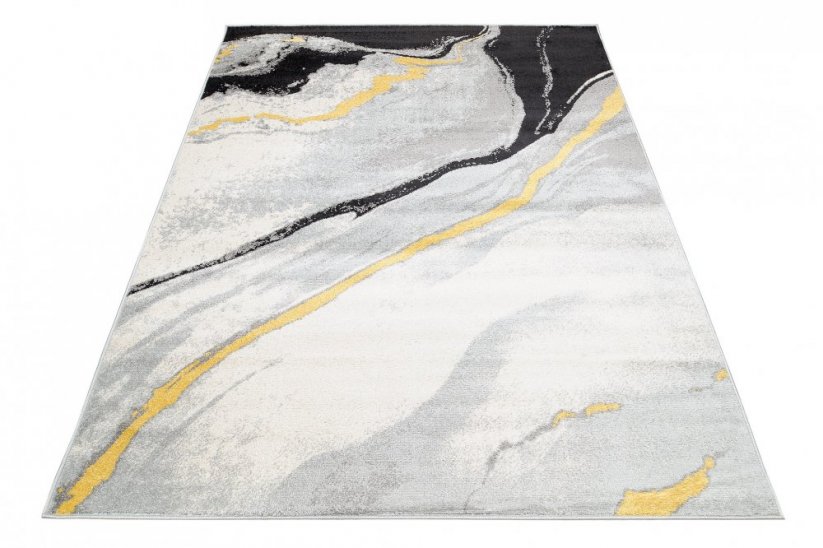 Опростен модерен килим в скандинавски стил с абстрактна шарка