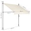 Tenda da sole per terrazza con inclinazione regolabile - beige