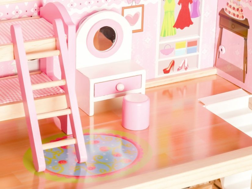 Dřevěný domeček pro panenky - rezidence Fairy Tale Ecotoys