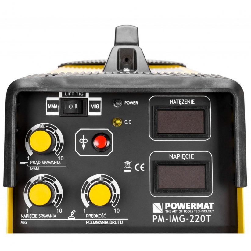 Inverterski aparat za zavarivanje 220A – MIG/MAG/TIG/MMA PM-IMG-220T