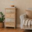 Kommode LUIZA mit 4 Schubladen - Boho-Design, 40 x 29 x 73 cm