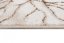 Einfacher moderner Teppich beige mit braunem Motiv