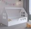 Pat pentru copii Casa Montessori 160 x 80 cm alb dreapta Pat pentru copii Casa Montessori 160 x 80 cm alb dreapta