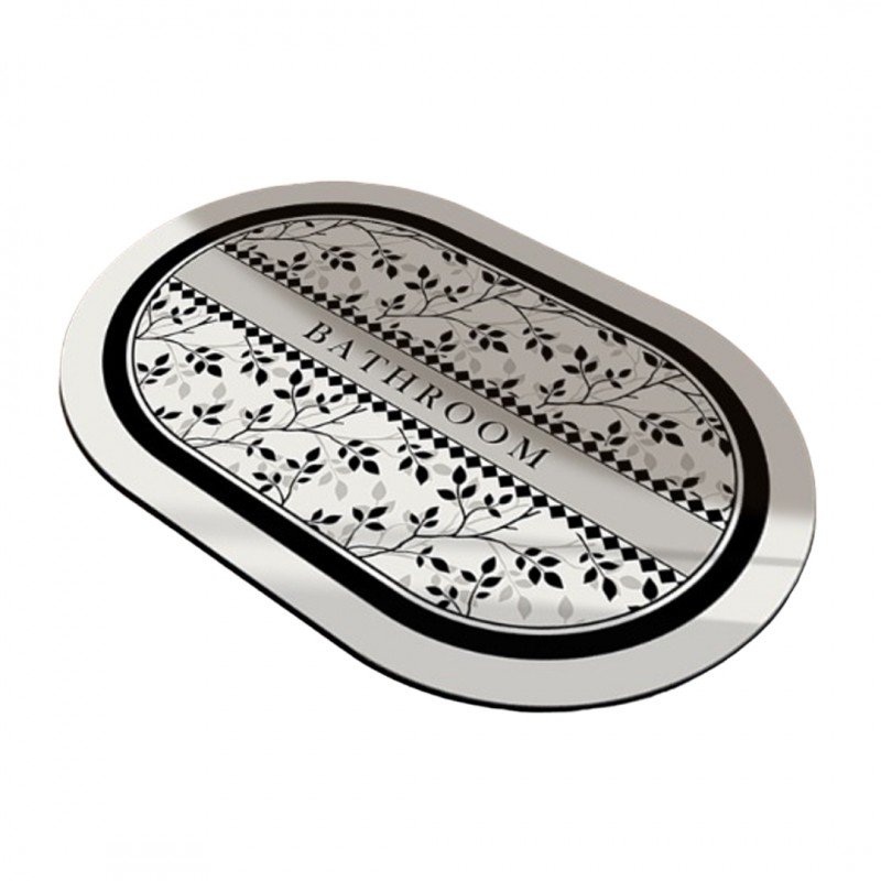 Kúpeľňový koberec, rohožka v štýle vintage – 60 x 90 cm