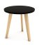 Konferenční stolek ve skandinávském stylu 40 cm - černý