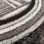 Originální šedohnědý koberec s motivem abstraktních kruhů - Rozměr koberce: Šířka: 160 cm | Délka: 220 cm