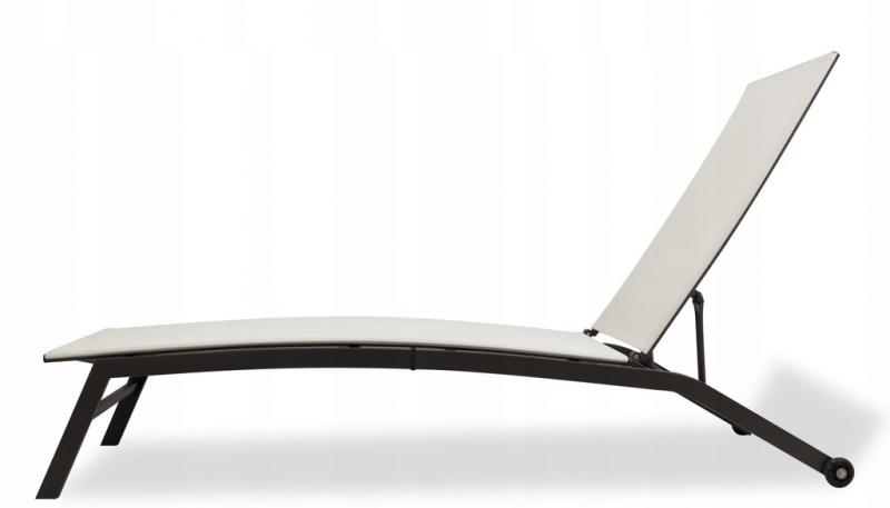 Állítható kerti nyugágy bézs