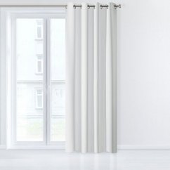 Чисто бяла завеса с по-висока степен на затъмнение 135 x 250 cm