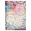 Trendiger bunter Teppich mit Mandala-Muster 
