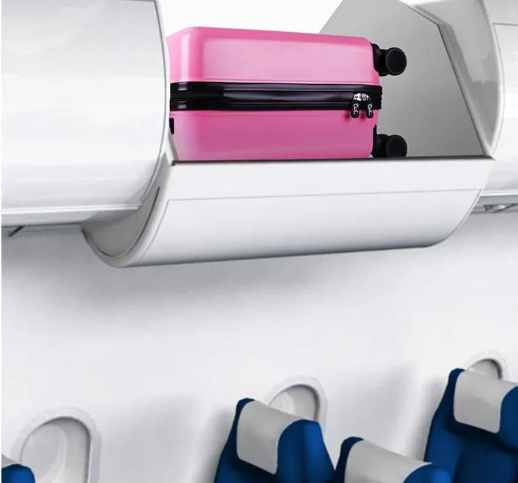 Valiză de călătorie roz pentru copii cu unicorn 45 l